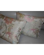 Beacon Hill pillows Magic Flute floral birds woven lampas fabric custom new PAIR/ Set#1