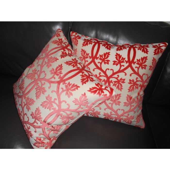 Designer fabric best sale pillow covers