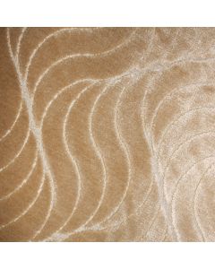 Cowtan and Tout Jane Churchill cut velvet fabric MELA golden beige geometric design 4Y