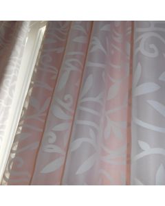 Kravet fabric double layer drapes solid lavender silk+ white sheer curtains new PAIR