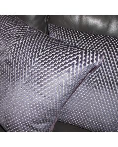 OSBORNE & LITTLE Throw pillows IBIS cut velvet fabric geometric dots in Lavender new custom PAIR